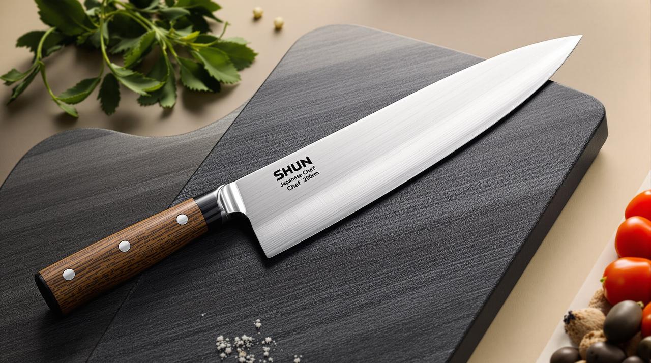 旬 (Shun) 牛刀 240mm 三层钢